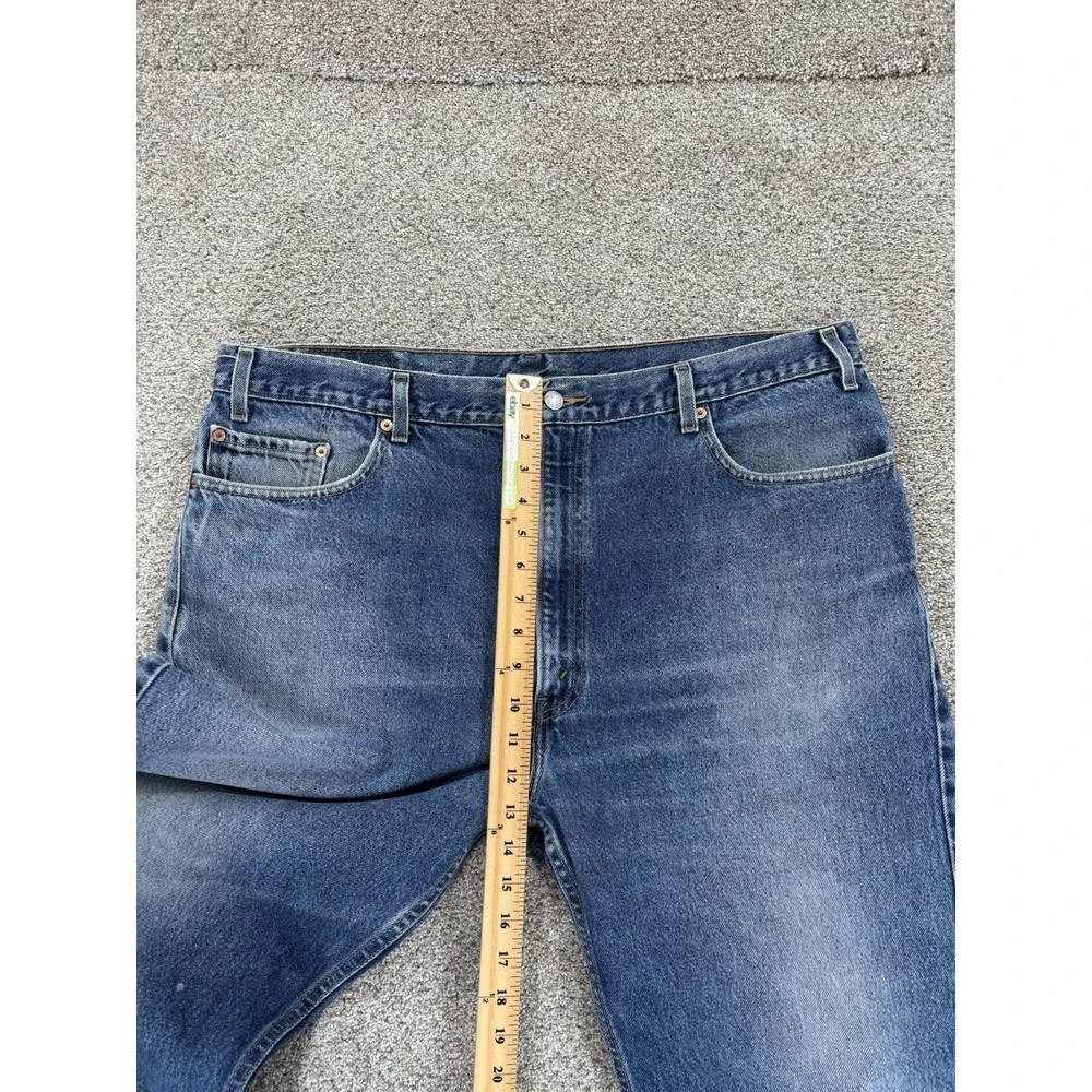 Vintage Levis 505 42x30 (40x29) Mens Blue Straight Chore Workwear Wash 2002‎ Y2K